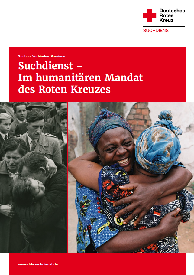 Broschüre „Suchdienst - Im humanitären Mandat des Roten Kreuzes“