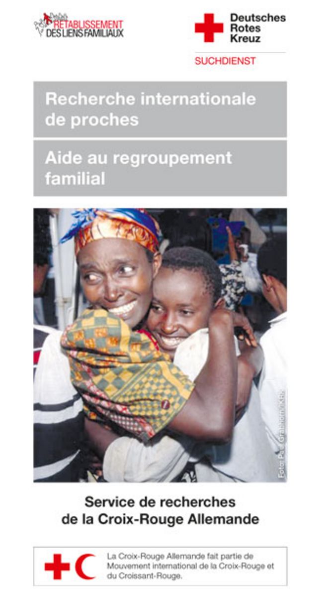 Internationale Suche und Familienzusammenführung (Französisch)