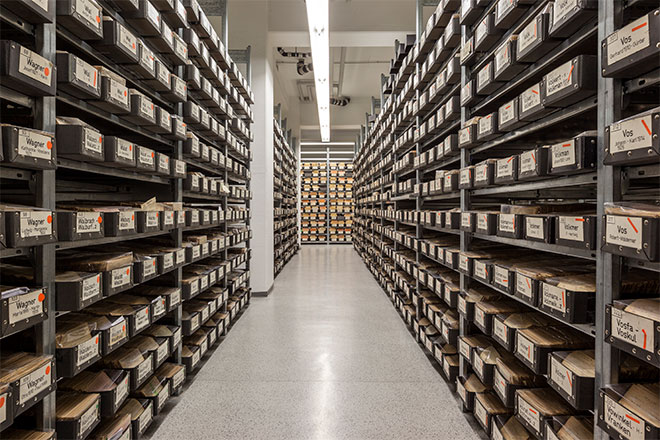 Archive rooms - central name card index at the Munich location