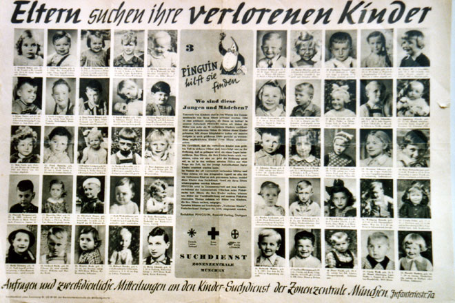 Детский плакат с картинками - служба розыска, Мюнхен