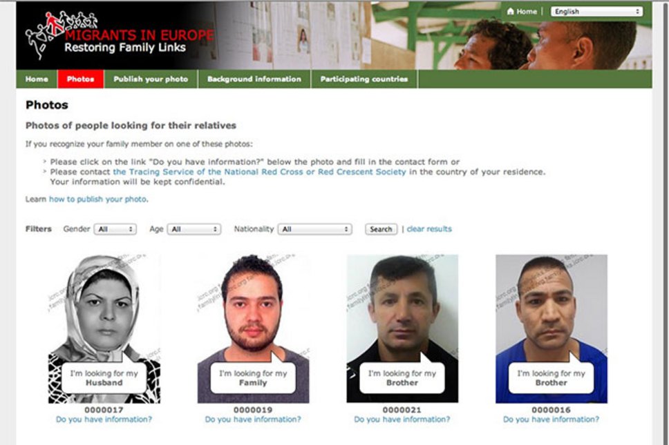 Ein unerwartetes Telefonat Vermisste Personenbilder