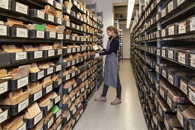 Archiveräume des DRK-Suchdienst