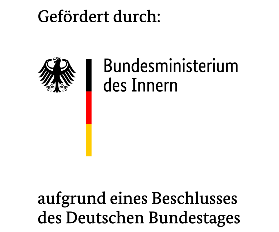 Förderlogo des BMI Förderlogo des BMI