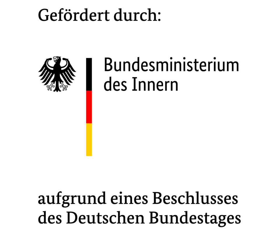 Förderlogo des BMI Förderlogo des BMI
