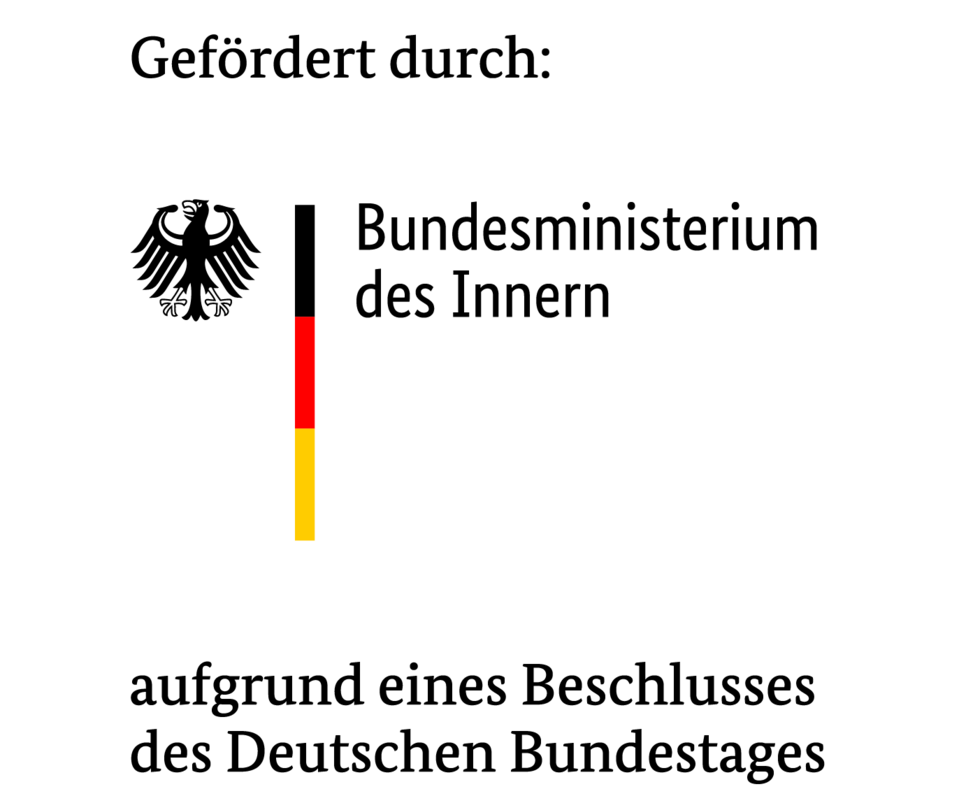 Förderlogo des BMI Förderlogo des BMI